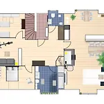 Grosse 120 Qm Ferienwohnung Fuer 6-12 Personen Mit Parkplatz Nahe Bamberg 아델스도프