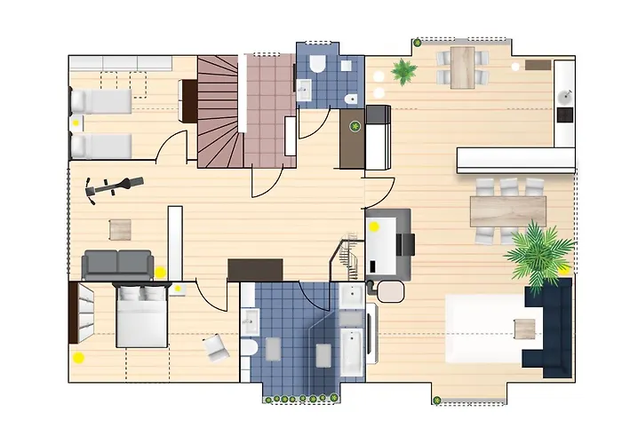 Grosse 120 Qm Ferienwohnung Fuer 6-12 Personen Mit Parkplatz Nahe Bamberg Adelsdorf